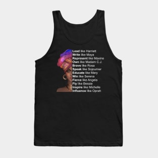 Women of Black History, Powerful Black Women, Black History Tank Top